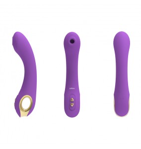 HK LETEN - Fairy G-Spot Licking Sucking Heating Vibrator (Chargeable - Purple)